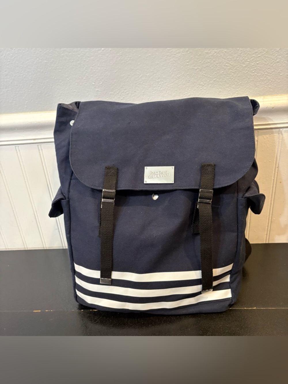 Jean Paul Gaultier Vintage Canvas Navy
White Backpack